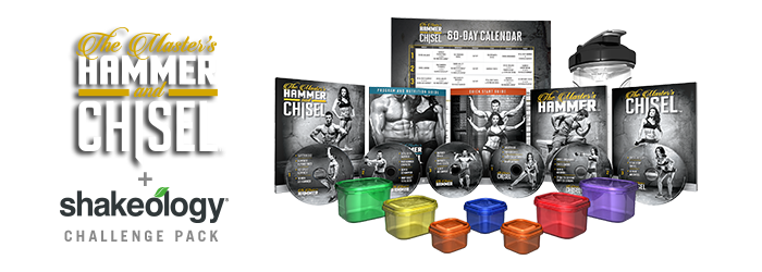 Get The Master’s Hammer and Chisel and Shakeology Challenge Pack Today!